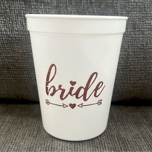 Bride and 8 Bride Squad Plastic Cups
